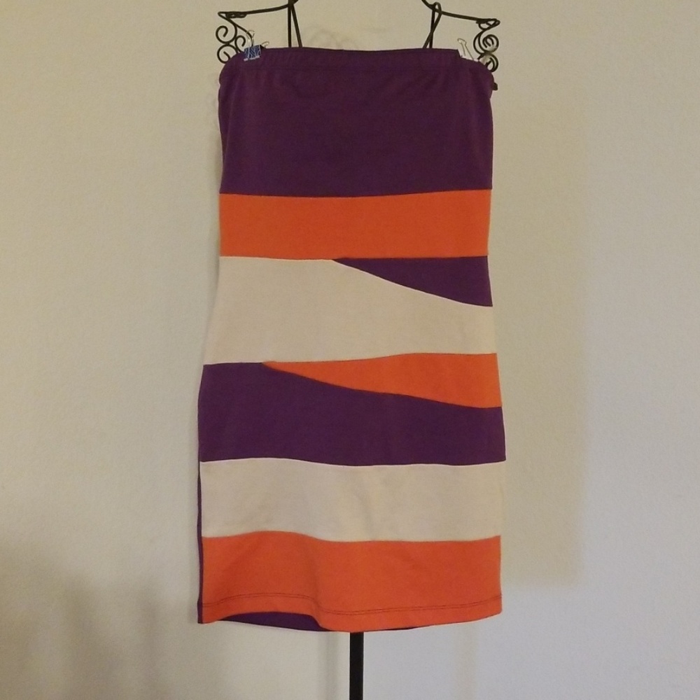 Stripe mini dress